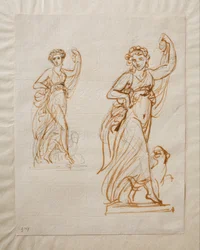 Tančící dívka (Ariadne) s panterem